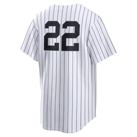 Livraison directe, broderie, maillot de baseball américain New York # 99 Aaron Judge # 22 Ben Rice 35 Cody Bellinger Vêtements de softball
