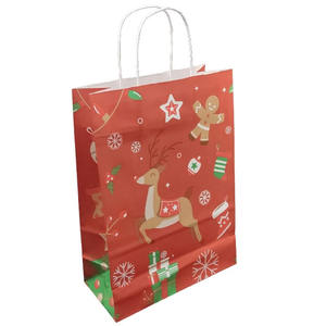 Sacs en papier kraft brun classiques écologiques les plus vendus avec poignées torsadées, design de logo personnalisé, pour produits alimentaires et ménagers tendance - Product Image 4