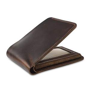 Cartera de cuero profesional para hombre, tarjetero plegable de primera calidad, cartera delgada, elegante y duradera para uso empresarial y casual - Product Image 4