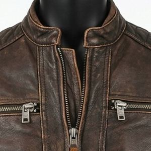 แจ็คเก็ตหนังคุณภาพสูง รุ่นใหม่ล่าสุด แฟชั่นฤดูหนาว รับทำโลโก้ตามสั่ง MOQ ต่ำ ผลิตจากหนังแท้คุณภาพเยี่ยม - Product Image 4