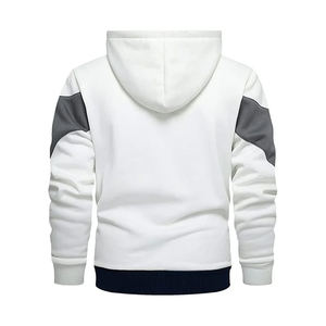 Sudadera con Capucha Térmica de Alta Calidad 100% Algodón para Hombre, Personalizable al por Mayor, con Bordado y Estampado en Color de Contraste para Invierno - Product Image 2