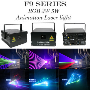 Iluminación de concierto individual a todo color 8W 10W 15W Rgb Stage ILDA DMX Control Club Animación DJ Equipo de luz láser - Product Image 2