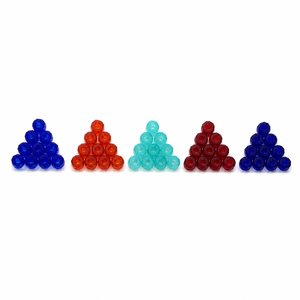 Cuentas de Vidrio Facetadas Hechas a Mano por Conifer, Colores Mezclados, Tamaño Personalizado, Empaque a Granel para la Fabricación de Joyería, Manualidades y Decoración - Product Image 1