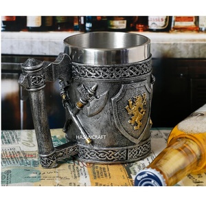 แก้วมัคสแตนเลสสองชั้นแข็งแรงพิเศษ งานขัดเงาคุณภาพสูง ของขวัญสุดฮิต ผลิตจากเรซิ่นบริสุทธิ์และสแตนเลส - Product Image 1