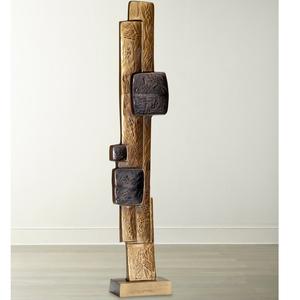 Sculpture Abstraite Humaine en Laiton et Aluminium, Art Décoratif en Métal, Statue, Figurine Métallique pour Hôtel, Décoration de Table à Domicile - Product Image 6