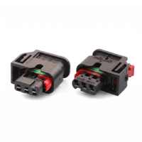 Connecteur Électrique Automobile Scellé 3 Broches Jinhang3p-BH avec Verrou de Sécurité Rouge pour Capteur de Position d'Arbre à Cames et Capteur de Radar de Stationnement VW BMW