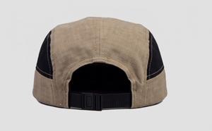 Gorra de béisbol unisex con bloques de color en tonos tostados y negros, estilo casual, ajuste regulable, para primavera y otoño. - Product Image 2