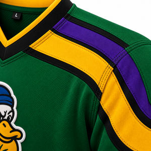 Custom Sublimated Ice Hockey Jerseys Wholesale Breathable Adults Team Uniforms OEM Stitched Sportswear V-Neck Quick Dry <b>Shirts</b> - Product Image 4