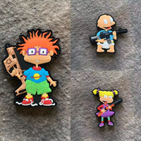 Patch Care Bears Ours arc-en-ciel tenant un pistolet, en feutre non tissé gaufré 3D, thermocollant, finition douce, PVC, forme irrégulière, cadeau