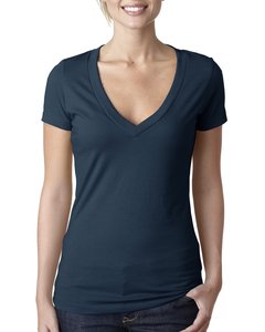 Camiseta de Mujer de Secado Rápido con Cuello en V y Manga Corta, Estilo Vintage, Informal, Versátil, Simple y Cómoda - Product Image 1