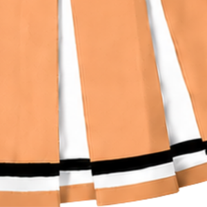 Falda Deportiva Plisada Color Durazno Naranja para Mujer, Disfraz de Baile, Uniforme Deportivo, Ropa Personalizada - Product Image 5