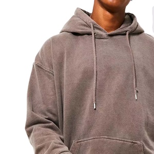 Fabricante de Sudaderas con Efecto Ácido Personalizadas, Sudaderas para Hombre 100% Algodón, Sudaderas Vintage Lavadas de Alta Calidad para Hombre 2026 - Product Image 6