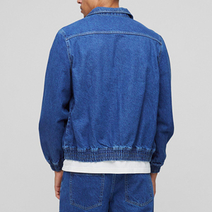 Wholesale High Quality <b>Men</b> <b>Denim</b> <b>Jackets</b> Vintage Jean <b>Jacket</b> Single Breasted Windbreaker Slim Fit <b>Denim</b> <b>Jacket</b> For <b>Men</b> - Product Image 5