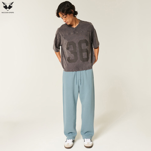 Heavyweight Baggy Sweat <b>Pants</b>, Fashionable Loose Fit Joggers For Everyday Comfort Fleece <b>Lined</b> Warm Baggy Sweat <b>Pants</b> - Product Image 3