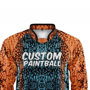 Camiseta de Paintball con Paneles de Malla para Ventilación, Tejido Elástico Resistente, Apta para Deportes y Partidos al Aire Libre - Product Image 6