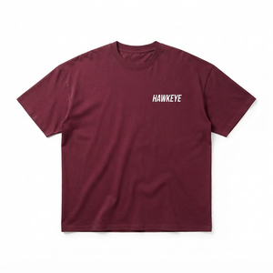 เสื้อยืดผู้ชายคุณภาพสูง โลโก้สั่งทำได้ ผ้าฝ้ายน้ำหนักเบา ทรงโอเวอร์ไซส์ หลวม สวมใส่สบาย ไหล่ตก สไตล์สตรีทแวร์ เสื้อยืดเปล่าเรียบๆ - Product Image 2