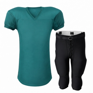 Ensemble de maillot de football américain, maillot de sport avec pantalon de sport assorti, pour hommes et jeunes joueurs - Product Image 3