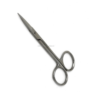 Tijeras Iris de Acero Inoxidable Premium de Alta Calidad, Rectas, 4.5 Pulgadas, Juego de Instrumentos Quirúrgicos Veterinarios y Dentales, OEM ODM - Product Image 1