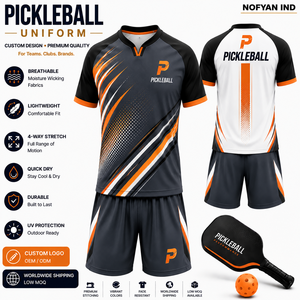 Fabricant d'uniformes de pickleball sur mesure, ensemble de maillots de pickleball OEM, vêtements de sport par sublimation, fournisseur en gros de vêtements de sport à marque privée - Product Image 1