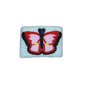 กระเป๋าใส่เหรียญลายการ์ตูนคลาสสิกประดับลูกปัดและเลื่อมทำมือ พิมพ์ลายแบบ Letterpress รูปพระจันทร์ ดีไซน์หรูหรา สั่งทำได้ ผลิตในอินเดีย หลายแบบ - Product Image 4