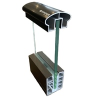 Mains courantes en alliage d'aluminium au design moderne Balustrades pour balcons d'appartement Escaliers Villas-Poussière Anti-Corrosion Plusieurs couleurs