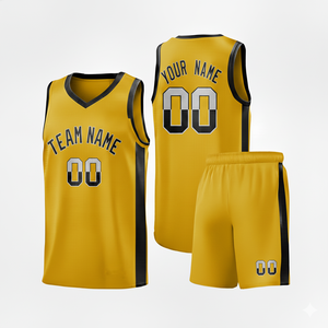 Conjunto de Uniforme de Baloncesto Personalizado con Logotipo, Nombre y Número para Equipos Juveniles, Escolares, Universitarios y de Gimnasio - Product Image 3