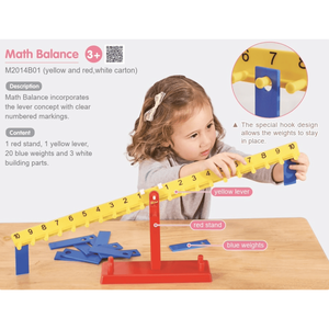 Balance des numéros d'étudiant en plastique pour les enfants âgés de 5 à 7 ans - Product Image 6
