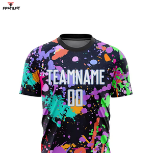 Camisetas de Fútbol Sublimadas Personalizadas 2026, Transpirables, Tallas Grandes, Antibacterianas, Protección UV, Mezcla de Algodón, Unisex - Product Image 5