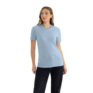 T-shirt unisexe Next Level à manches courtes en mélange de coton peigné, léger, pour adulte, avec logo personnalisé, MOQ - Product Image 3