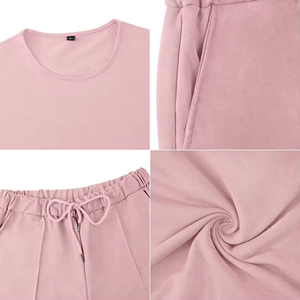 Ensemble de sport d'été pour homme, short et t-shirt à manches courtes, 2 pièces, imprimé, personnalisable - Product Image 5