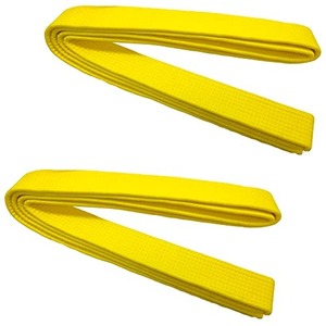 Cinturones de Artes Marciales con Logotipo Personalizado, Cinturones de Taekwondo de Alta Calidad, Cinturones Amarillos de Taekwondo y Karate, Unisex, Precio al por Mayor, Aprobados por la WT - Product Image 5
