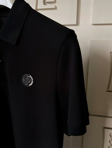 Polo pour homme en coton tricoté de haute qualité, avec logo brodé personnalisé, séchage rapide, manches courtes, style sportif décontracté, marque City - Product Image 5