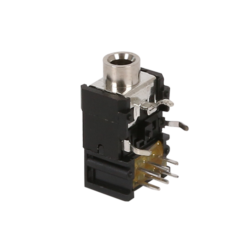 Factory Custom PJ - 3006B Female DIP 3.5mm 5pin Mono Dual Track Audio Connector Phone Jack