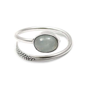 Oval Cut Faceted Moon Stone Gemstone <b>Ring</b> Crafted From 925 <b>Sterling</b> <b>Silver</b> <b>Adjustable</b> Bohemian Jewelry For Wedding Or Party - Product Image 1