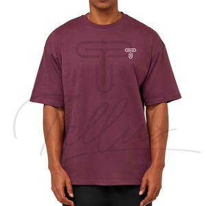 Camisetas de Hombre de Moda, Corte Regular, Tejido Grueso y Pesado, 100% Algodón, Ecológicas, Transpirables, Ropa Casual Urbana, Venta al Por Mayor - Product Image 5