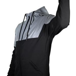 Chaqueta de Seguridad de Alta Visibilidad para Invierno, Cinta Reflectante, Logotipo Personalizado, ANSI Clase 2, Impermeable, LED Intermitente, 100% Poliéster para Hombre - Product Image 3