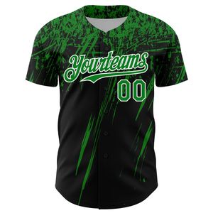 Uniforme de baseball personnalisé, manches courtes entièrement boutonnées, été, antibactérien, impression sérigraphique, 100% coton biologique, col en V, sangle en T - Product Image 2