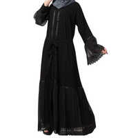 Nouvelle arrivée : Abaya pour femmes, fabriquée en usine, au design tendance, respirante, vêtements décontractés pour toutes les tailles, prix raisonnable