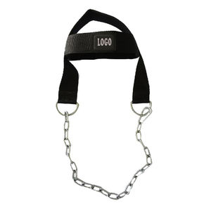 Harnais de tête rembourré épais pour l'entraînement de résistance du cou avec sangles en nylon durables et coutures renforcées - Product Image 5