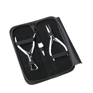 Juego de Herramientas de Maquillaje y Extensiones de Cabello de Acero Inoxidable MIANBRO ENTERPRISES para Uso Comercial, Incluye Pinzas y Anillos Micro - Product Image 2