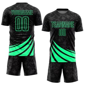 Custom Lightweight Soccer Jerseys | Short Sleeve Breathable Fabric UPF 50 Protection Front Unisex Football Kits Factory Direct - Product Image 6