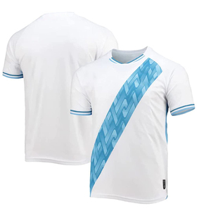 Maillot de football professionnel personnalisé en gros, imprimé numériquement, col rond, manches courtes, 100 % polyester, antibactérien - Product Image 1