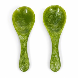 Modern Orange Plastic <b>Salad</b> <b>Spoons</b> With Long Handle Dishwasher Safe For Party Use Lightweight Kitchenware For Sugar And Spice - Product Image 6