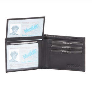 กระเป๋าสตางค์ Royaa BS-401-017 แบบสั่งทำพิเศษ ป้องกัน RFID ลายเรขาคณิต หนังแท้ ทำมือ พับได้ ทันสมัย ใช้ได้ทั้งชายและหญิง โพลีเอสเตอร์ ทรงยาว - Product Image 4