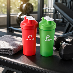 Bouteille en plastique de 600 ml avec couvercle à clapet, anti-fuite, sans BPA, écologique, pour la gym, le fitness, le mélange de protéines, utilisation en extérieur, Vietnam - Product Image 6