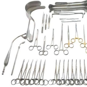 Kit d'instruments chirurgicaux de laparotomie de base de qualité supérieure allemande pour chirurgie abdominale, finition dorée, acier inoxydable, CE ISO - Product Image 2