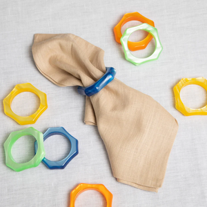 ที่ใส่ผ้าเช็ดปากเรซิ่นคุณภาพพรีเมียม แบบใส หลายสี  สามารถปรับแต่งได้  ที่ใส่ผ้าเช็ดปากสีฟ้า สีส้ม สีชมพู สีเขียว - Product Image 6