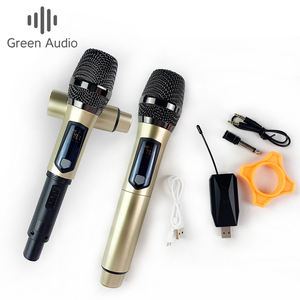 Micrófono Inalámbrico UHF <span class=keywords><strong>Profesional</strong></span> de Mano para Escenario, <span class=keywords><strong>Karaoke</strong></span>, Último Modelo de Fábrica, en Venta - Product Image 5