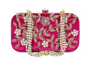 กระเป๋าคลัทช์ปักลายทำมือ ราคาไม่แพง กระเป๋าสะพายไหล่สไตล์ชาติพันธุ์สุดเก๋สำหรับผู้หญิง ใช้ในงานแต่งงานและงานปาร์ตี้ - Product Image 6