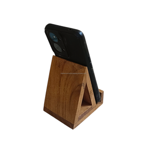Soporte de Madera Hecho a Mano para Teléfono Celular, Soporte Universal para Teléfono Móvil, Soporte Portátil para Teléfono Móvil - Product Image 4